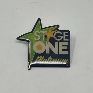 Stage One Platinum National Dance Finals Enamel Lapel Hat Pin